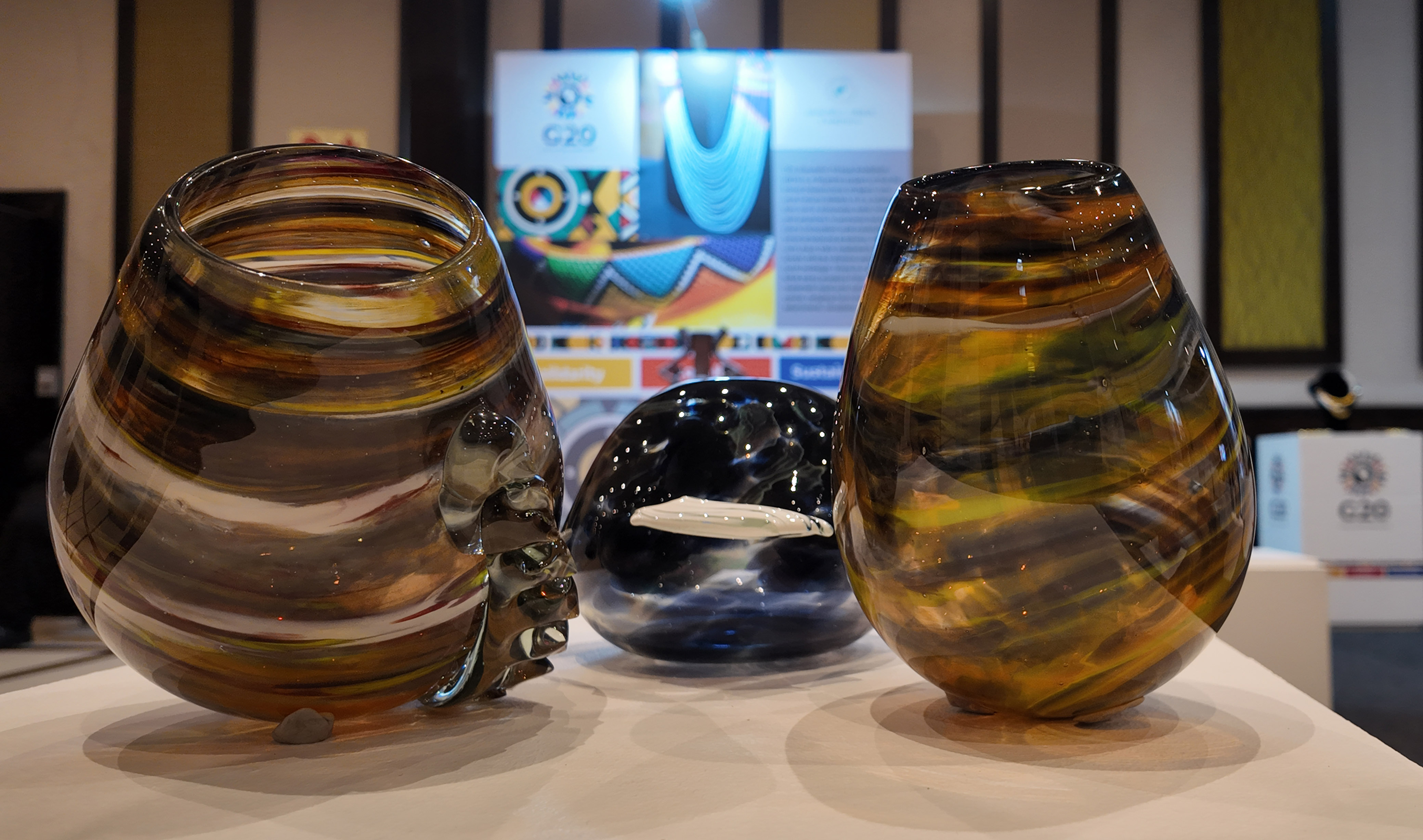 Beautiful Exhibition Walk-About at the G20 Social Summit with Joseph Mathe of DSAC