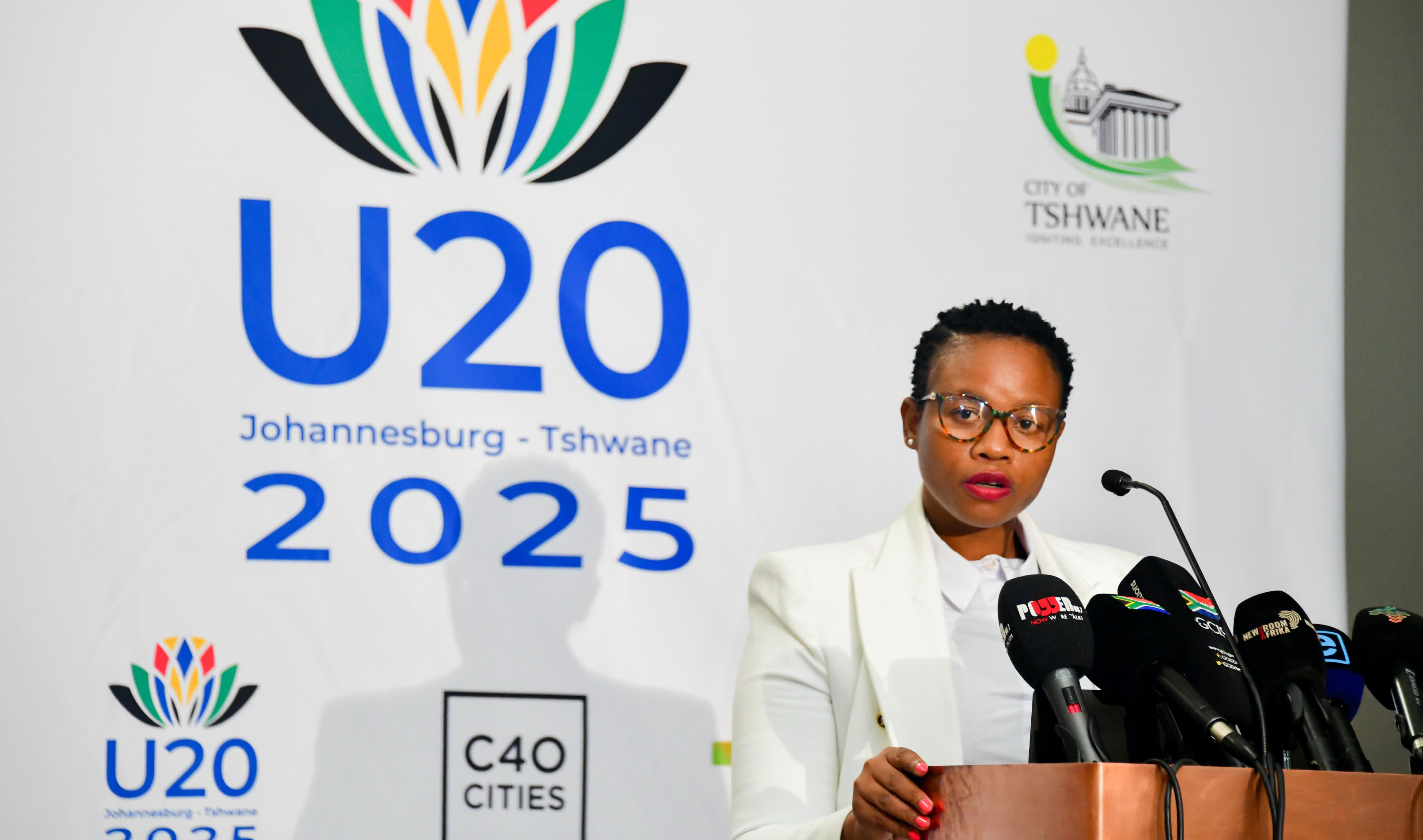 City of Johannesburg and Tshwane media briefing on Urban 20 (U20)