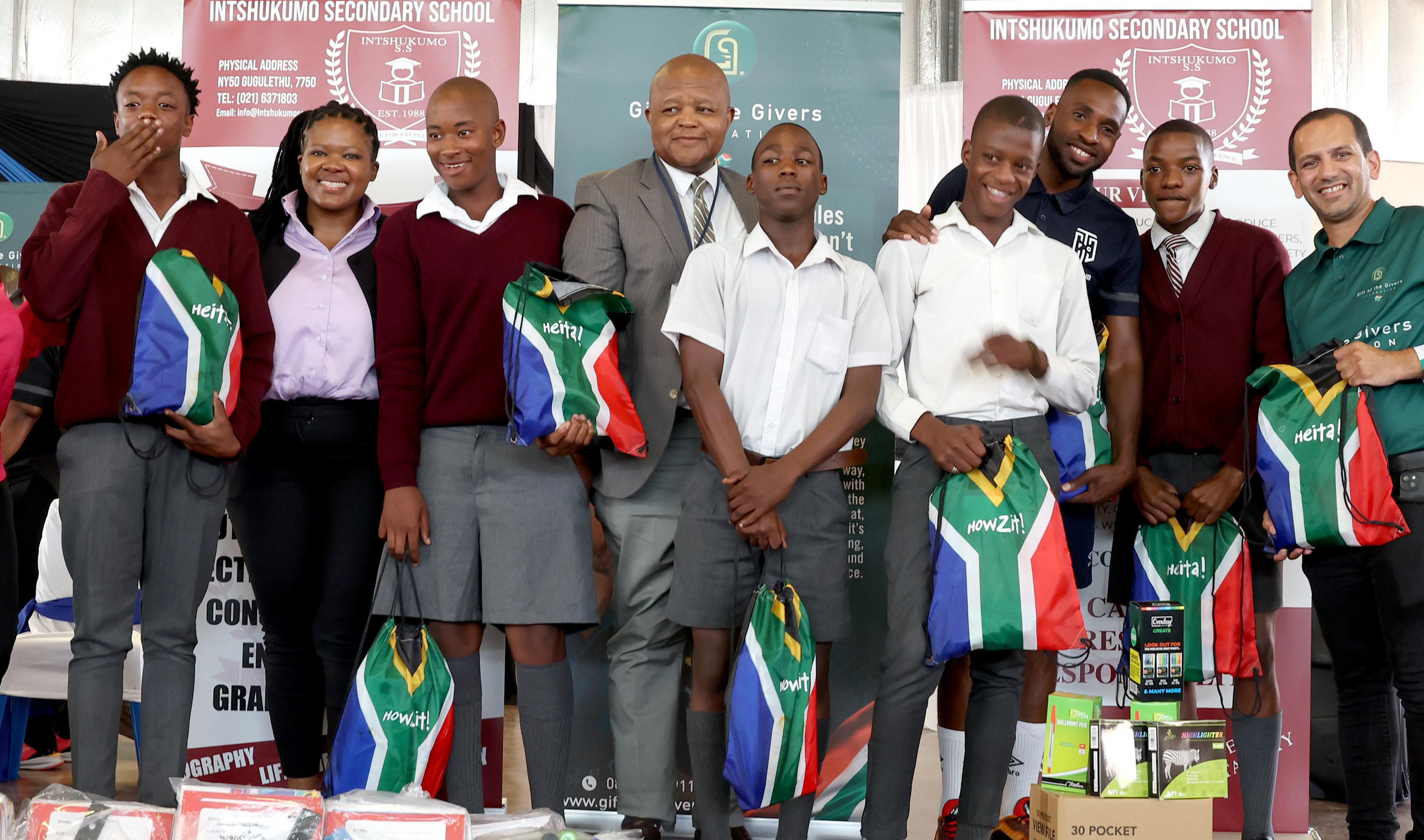 DM Nonceba Mhlauli 's Back to School campaign at Intshukumo Secondary School