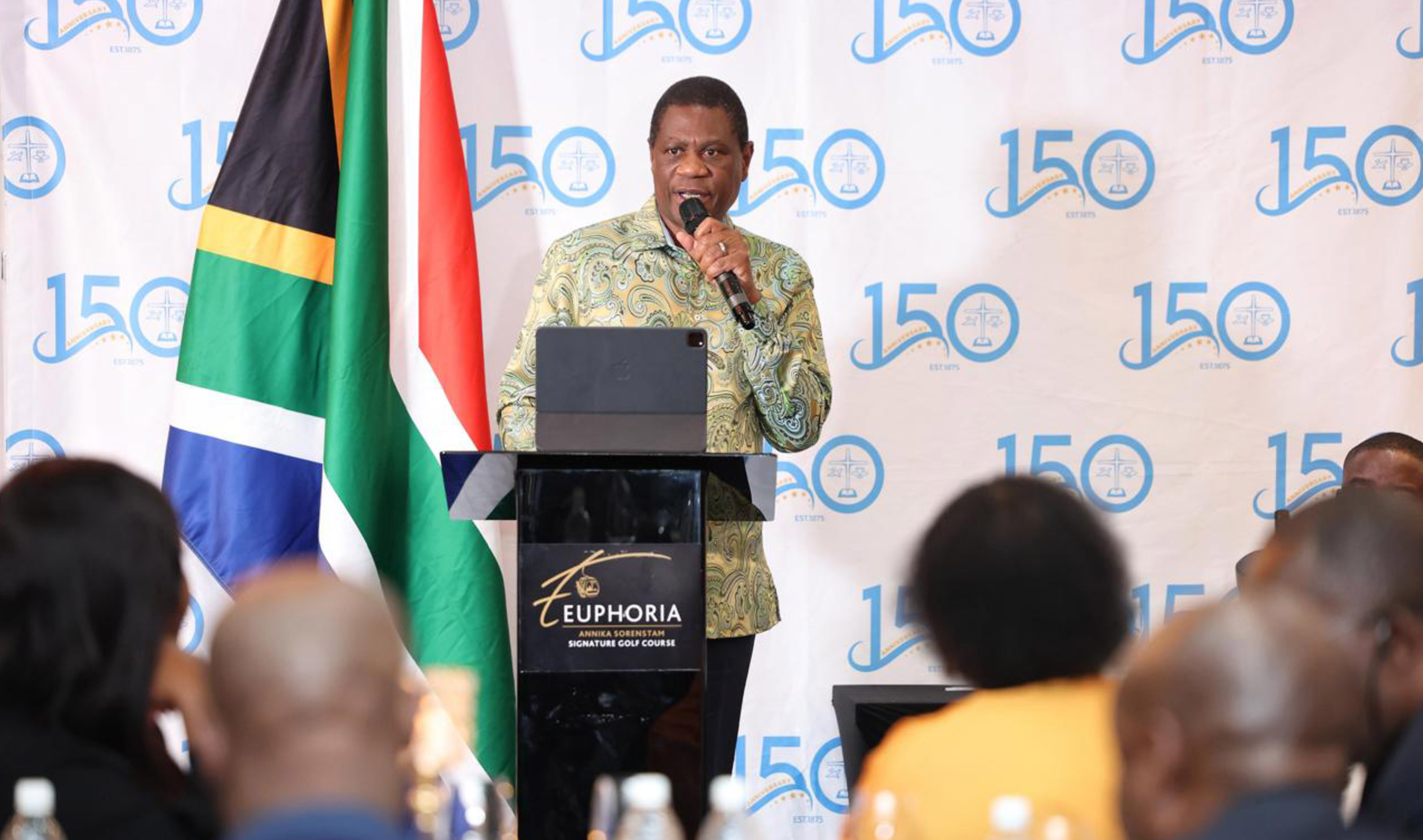 Deputy President Mashatile addressing the 150th anniversary Gala Dinner of the EPCSA