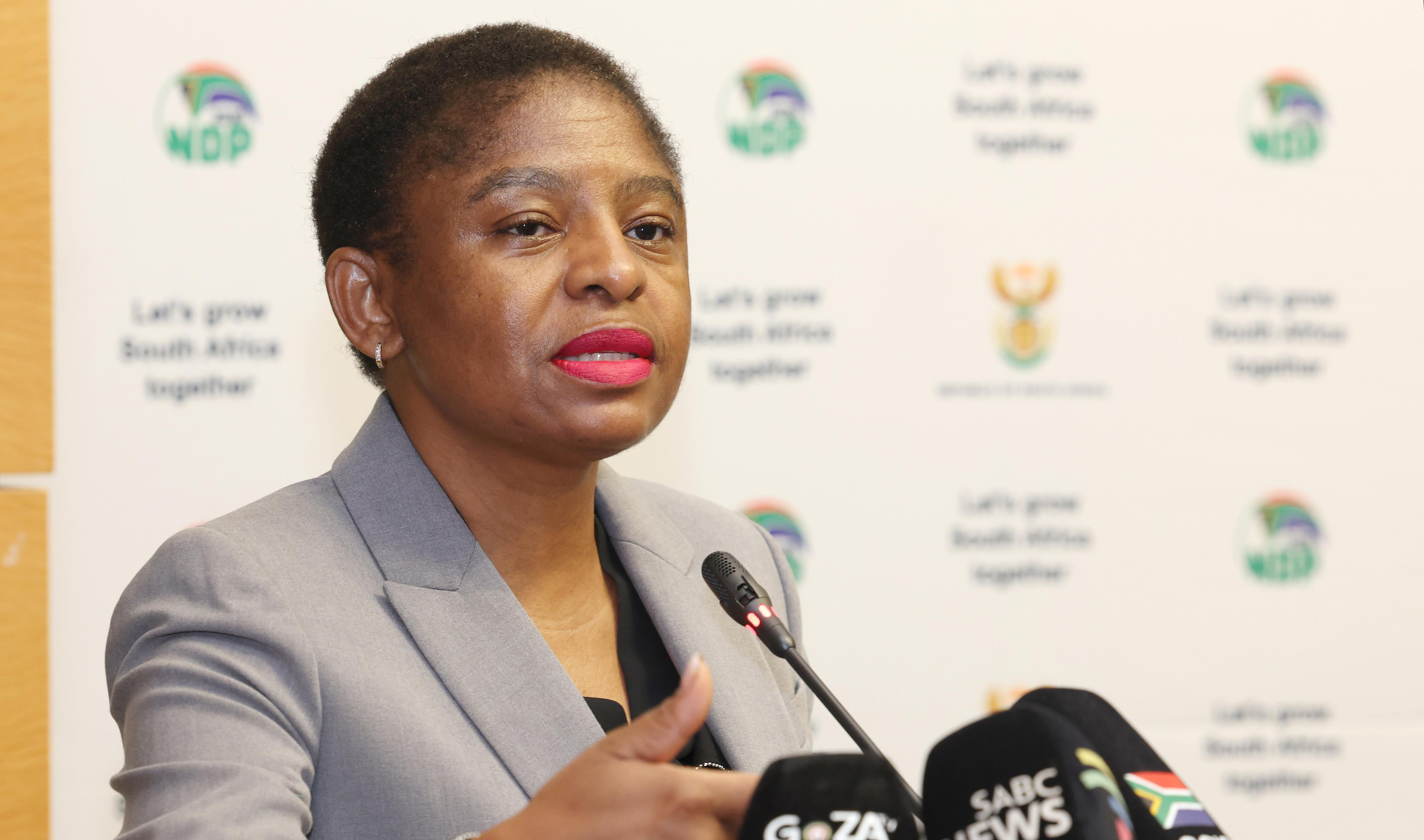 Minister Khumbudzo Ntshavheni briefs media on outcomes of Cabinet meeting