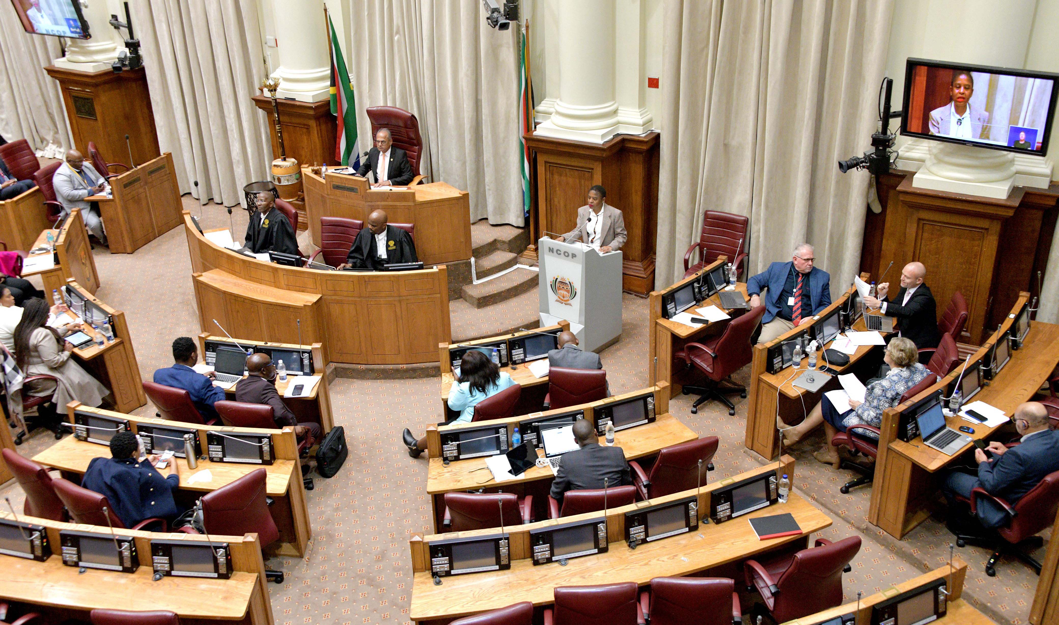 Minister Khumbudzo Ntshavheni replies to oral questions to Cluster 1A-Peace and Security in the NCOP