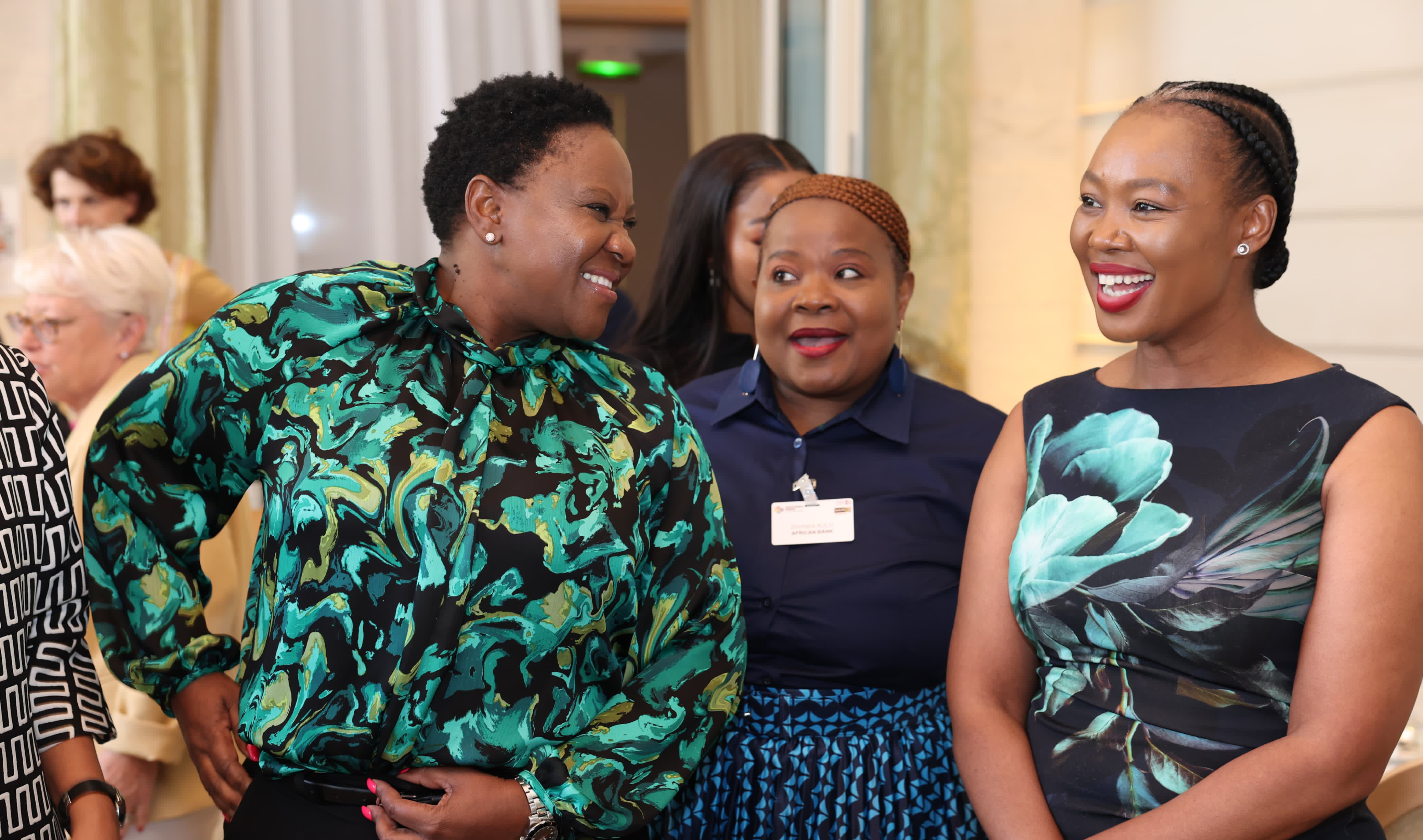 Minister Stella Ndabeni delivers keynote address at the Women's Dialogue and Stakeholders Luncheon