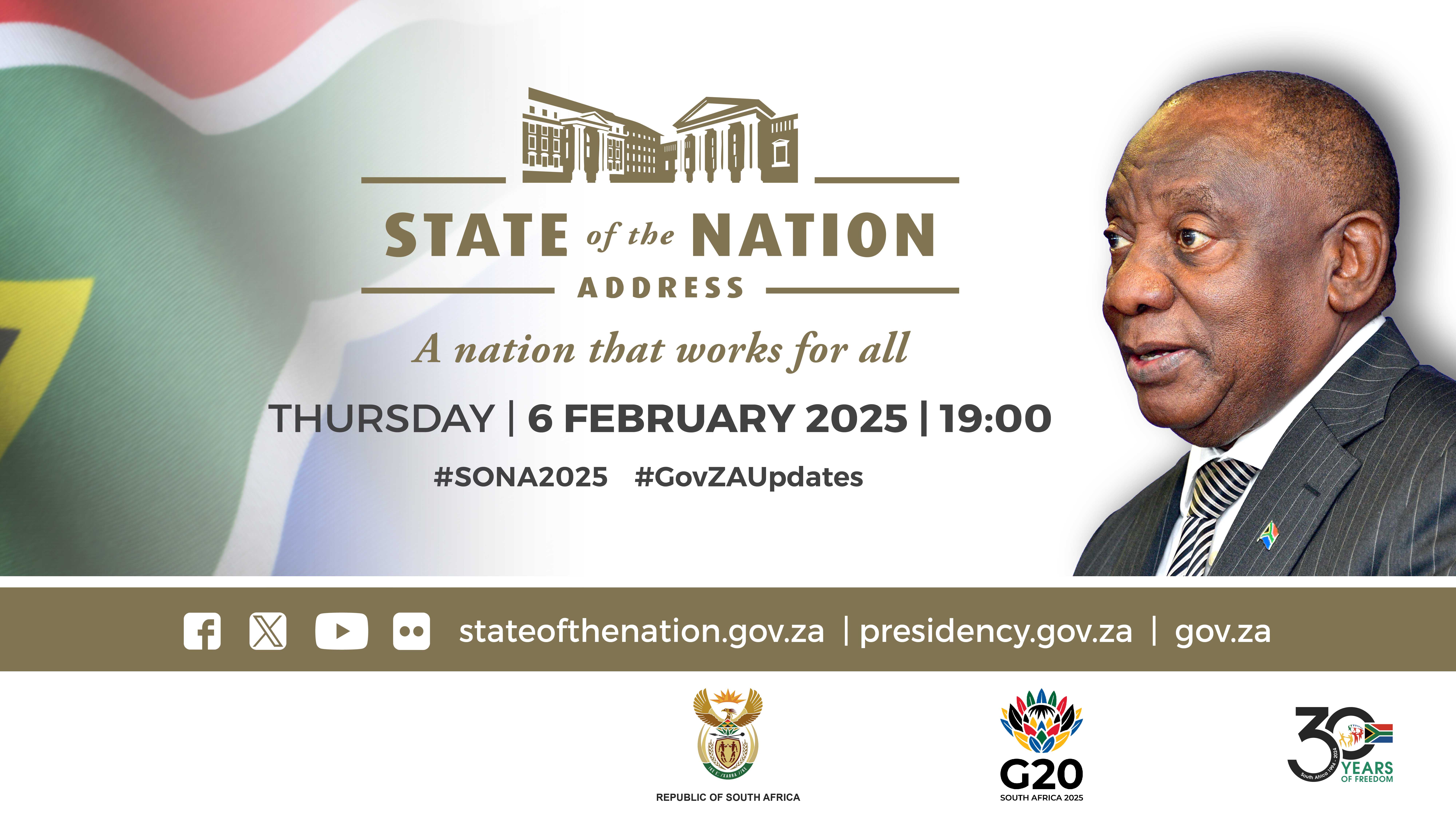 2025 State of the Nation Address by President Cyril Ramaphosa