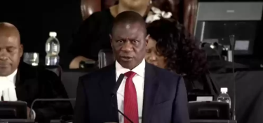 Deputy President Paulus Mashatile replies to questions in the National Assembly