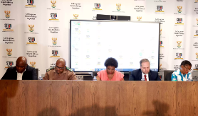 Government Ministers briefs the media on the parole status of Mr Januz Walus